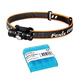 Fenix HM23 240 Lumen Compact Ultralight Single AA Headlamp and LumenTac AA Battery Organizer