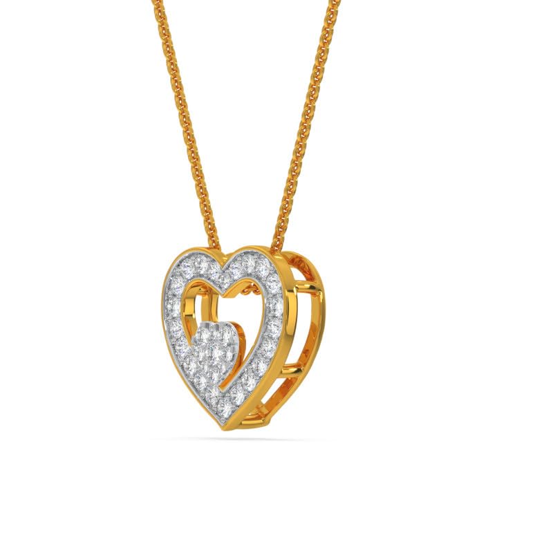Image of KISNA JEWELS 14KT|18KT BIS Hallmark Pure Gold Pendant for Women