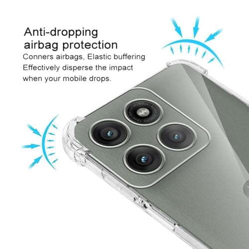 Image of Lustree Compatible with Moto Edge 70 Back Cover | Shockproof Slim Protective Case | Anti-Slip Grip | Camera Lens Protection | Flexible TPU | Scratch-Resistant Phone Cover Compatible with Moto Edge 70