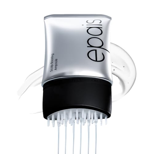 EPAIS Scalp Boosting Serum Comb Applicator Scalp Ampoule with 38 Brush Tips Clinically Tested Dandruff & Flake Reduction Biome PDRN Exosome Korean Hair Care 5.07 fl.oz.