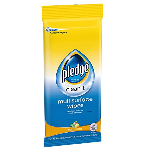 Pledge Multi Surface Everyday Wipes 25 Ct #TOP3