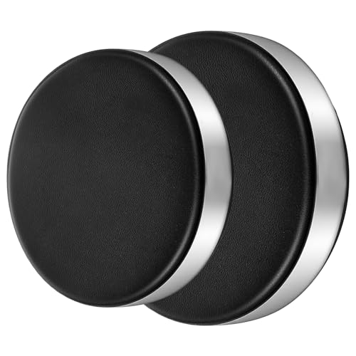 Classicseali 2pcs Watch Cushion, Round Leather Watch Movement Holder, Non-Slip