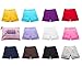 Sparkle Farms Girls Under Dress, Skirt, Uniform Short for Playground Modesty, White, Size 6