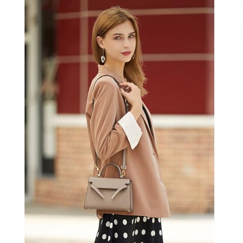 Womens Top Handle Leather Handbags Mini Purses Totes Satchel Shoulder Bag for Ladies 7