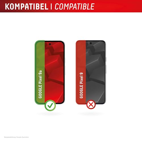 Displex verre véritable + étui Google Pixel 9a évite les rayures