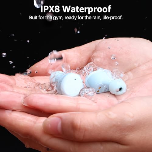 Image of TOZO T6 Wireless Earbuds Bluetooth 5.3 Stereo Sound in Ear Headphones | 50H Playtime Wireless Charging Case App Customizable EQs IPX8 Waterproof Earphones