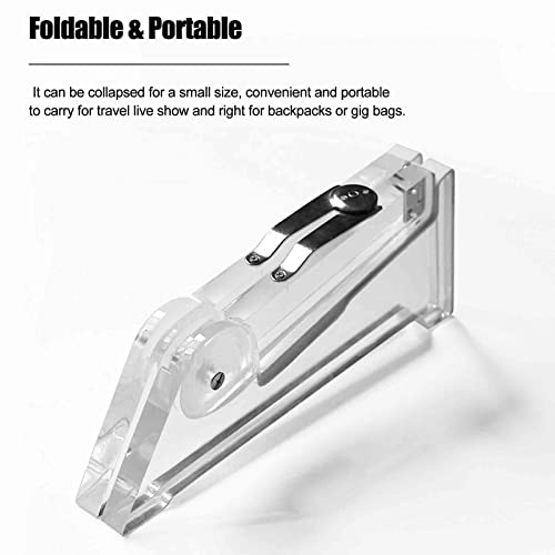 LILANAI Support Guitare Acrylique Petit Présentoir De Guitare, Pliable Poids Léger Support De Rack De Guitare, pour… - Les Beatles, Paul McCartney, John Lennon, RIngo Starr, George Harrison LILANAI Support Guitare Acrylique Petit Présentoir De Guitare, Pliable Poids Léger Support De Rack De Guitare, pour… – Image 6