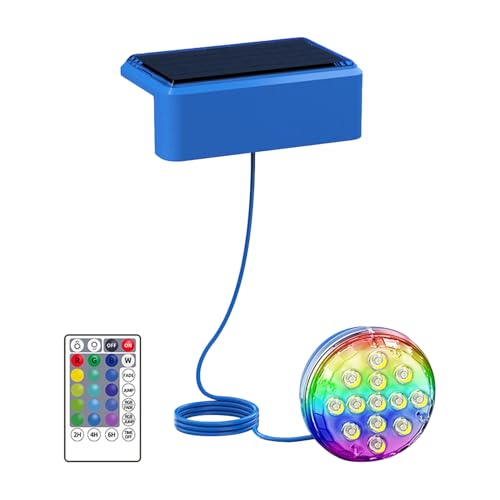 Éclairage solaire pour piscine pour illuminer vos bassins sombres sans travaux électriques