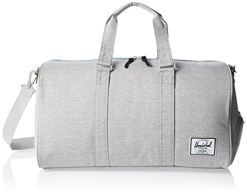 Image of Herschel Supply Co. Novel, Light Grey Crosshatch /Lucite Green Zip