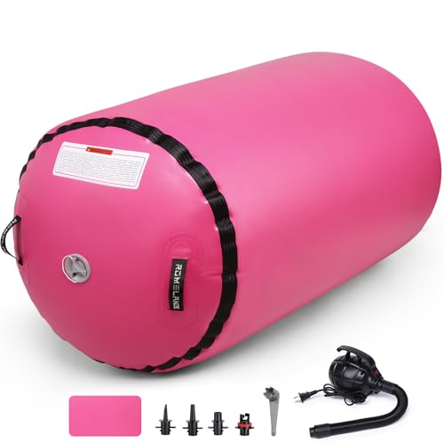 ROMELANDS Air Roller Tumbling Barrel Back Somersault Backbend Trainer for Inflatable Gymnastics...