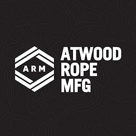 Atwood Rope Ready RopeTM Micro Cord Dispenser 125ft 100lb Test, Camping Gear Survival Tool, Built in Storage, Cutting Blade, Cord Grip, Gear Loop, Made in USA