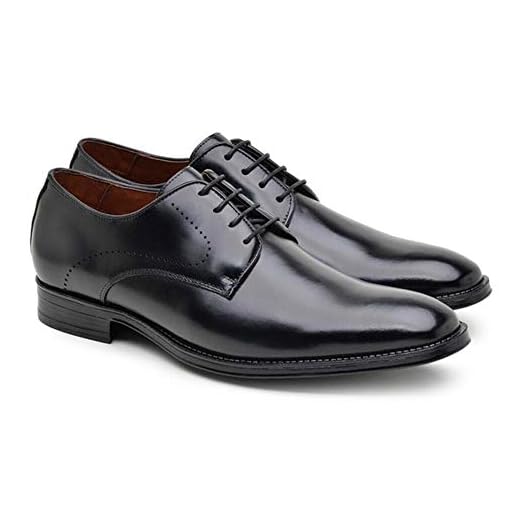 Sapato Social Derby Jacometti Masculino Couro Formal Liso Preto 44