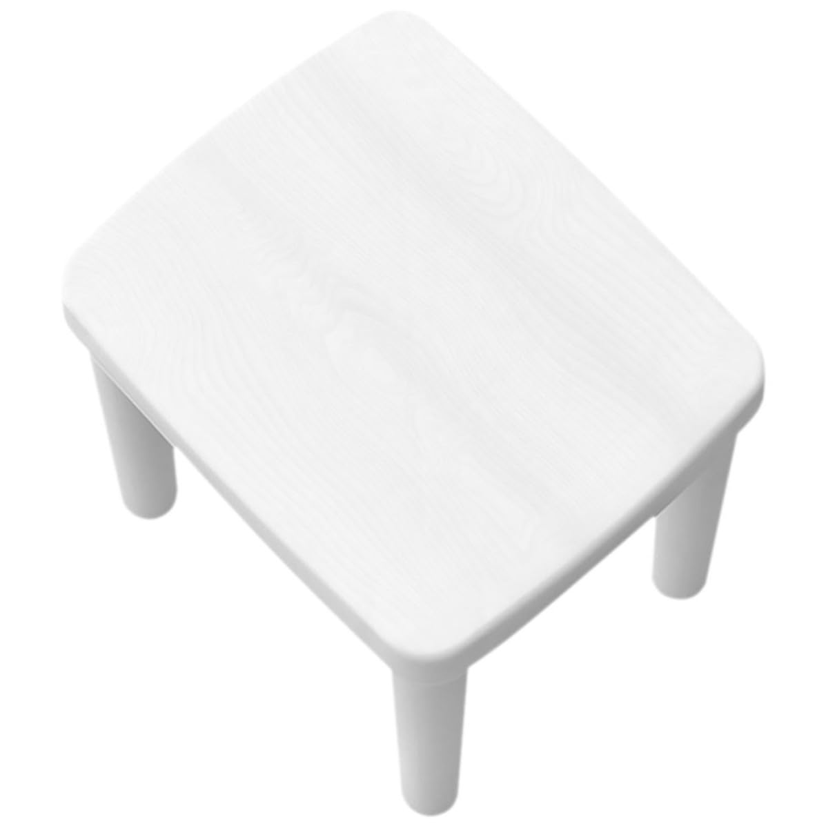 Tabouret d'assemblage décoratif et chic en plastique avec surface antidérapante