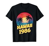 Photo Gallery retro hawaii 1986 aloha hawaiian beach vacation island maglietta Photo Gallery retro hawaii 1986 aloha hawaiian beach vacation island maglietta