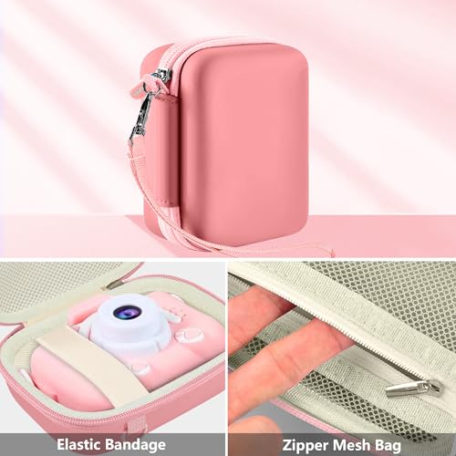 Funda para cámara infantil Leayjeen color rosa miniatura 2
