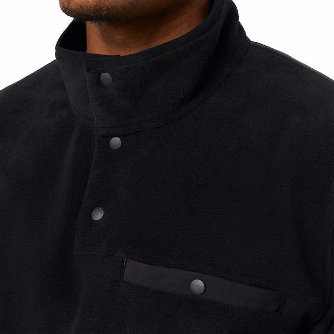 32 Degrees Men’s Quarter Snap Pullover (XL, Black)3