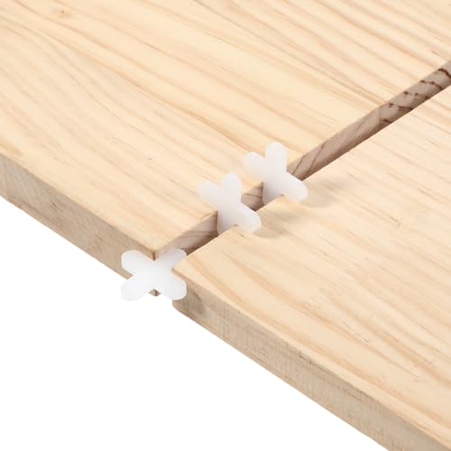 Image of 1 /4 Inch Tile Spacers, 500 Pcs Cross Tile Leveling Clips Floor Wall Plastic Tiles Shim for Various Types of Ceramic Tiles Installation Leveling
