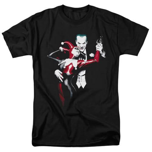 Popfunk Joker and Harley Quinn Dance T-Shirt - X-Large - Black