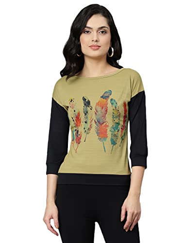 Image of DHRUVI TRENDZ Animal Print Regular Fit Jeans Korean Western Tops for Women Stylish