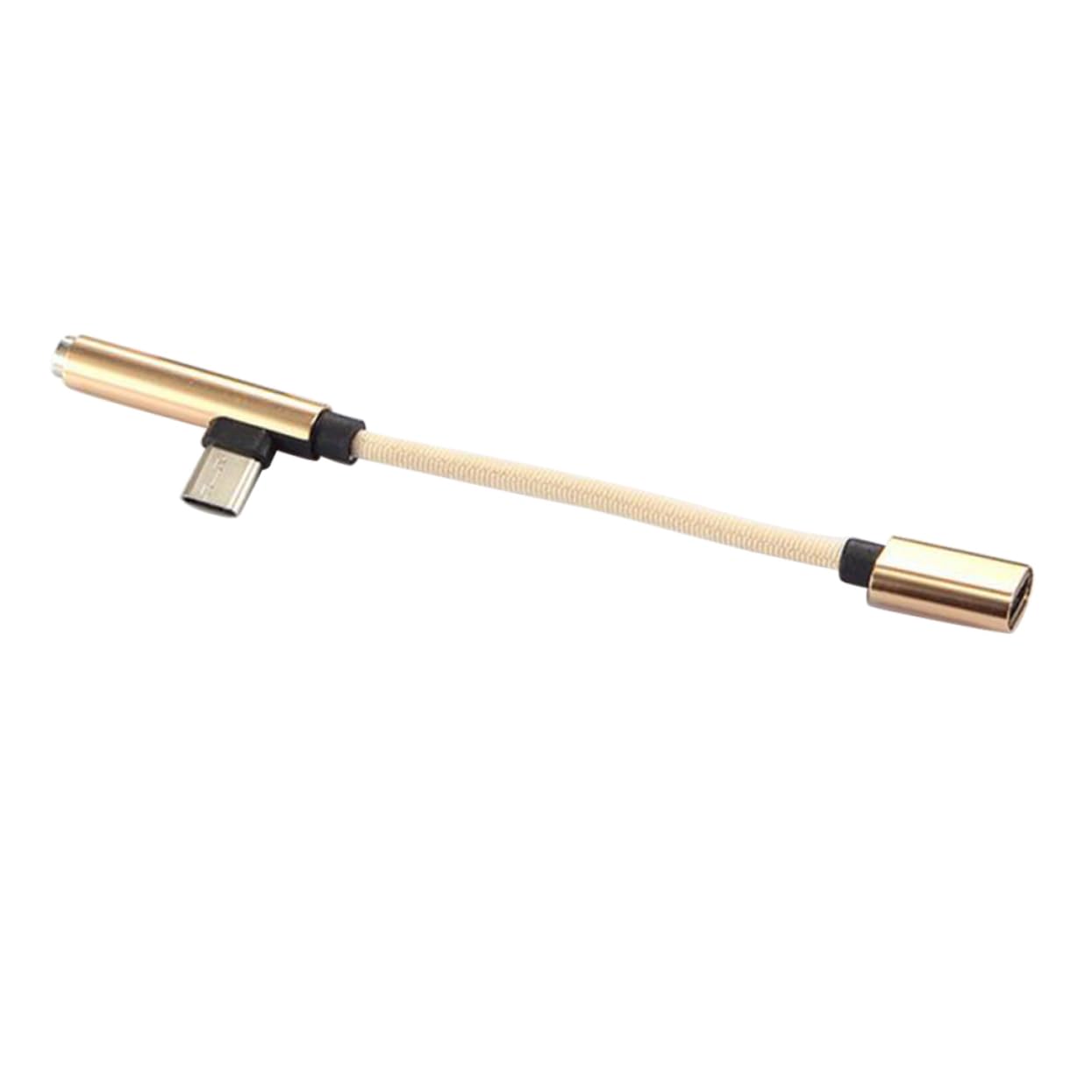DOITOOL 3stücke Type-c Zu Kopfhörer Adapter Beige USB-c Audiokabel Für Smartphones Klinkenanschluss Und Robust Für Musik Und Anrufe