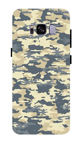 Image of Dashmesh Shopping� Back case Cover for Samsung Galaxy S8 Printed 3D Designer Hard Case Military Cream