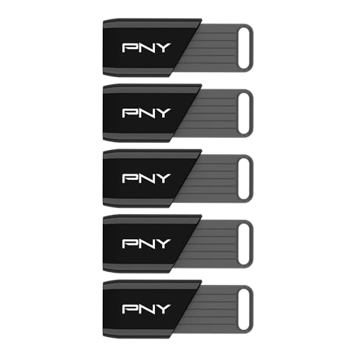 Image of PNY 32GB Attache X USB 3.2 Gen 1 Flash Drive, Advanced Performance Up to 130MB /s Read, Everyday Data Store & Transfer, Reliable Portable Storage, Durable, Type-A, Computers, Laptops, Desktops, 5-Pack