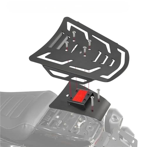 Porte-bagages de moto arrière haute résistance pour fixer vos sacoches de voyage