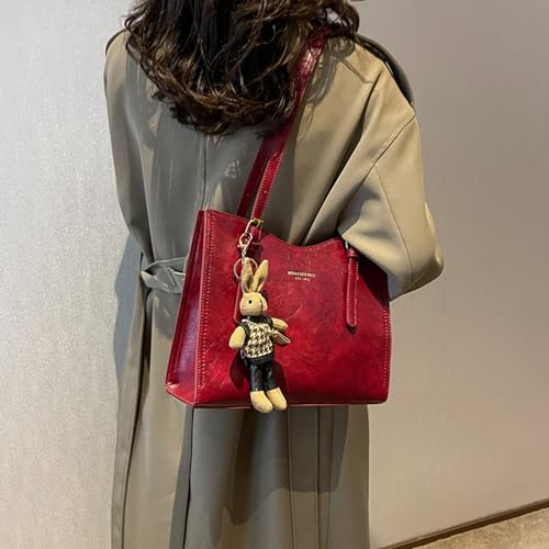 Tote Bag For Women Pu Leather Top Handle Handbags Ladies Large Waterproof Shoulder Bag for Work Travel Shopping3