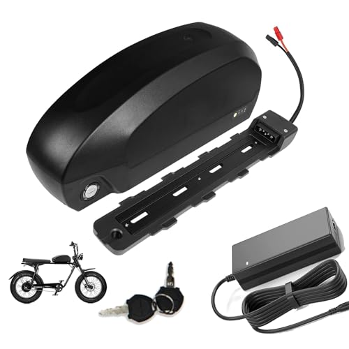 HJGHY Batería de Iones de Litio para Bicicleta eléctrica de montaña (36 V, 48 V, 52 V, 18,2 Ah, 20 Ah, 24,5 Ah, 15,6 Ah y 17,4 Ah),52v,20Ah