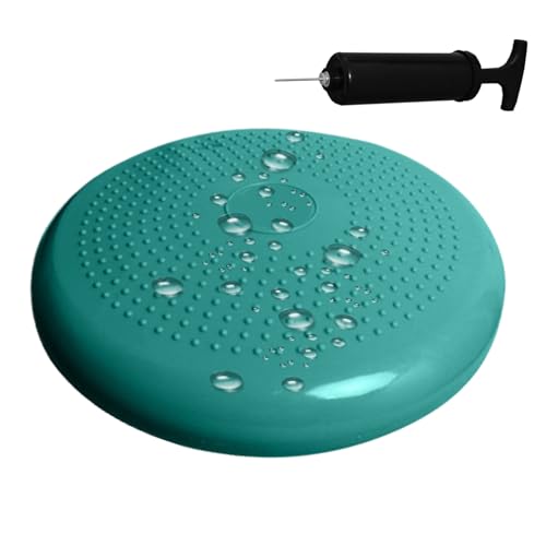Wobble Cushion, Inflatable Yoga Balance Mat, 12,99 pulgadas Adorable Compact Anti-Slip Core Stability Disc for Pilates, Indoor Fitness, Gym Workout, Rehabilitación, Stress Relief