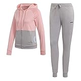 adidas Damen WTS Lin FT Hood Sportoutfit, Rosglo/Brgrin, XS