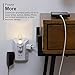 GE 46854 6 Outlet Extender, 2 Pack, White, 2 Count