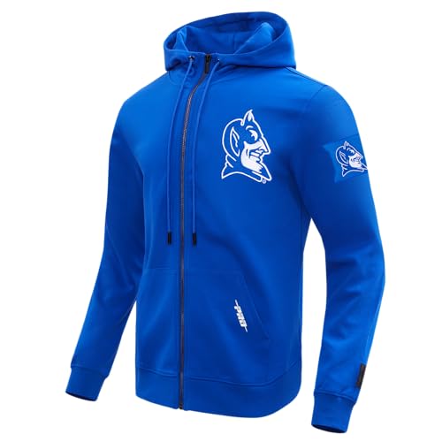 Image of Pro Standard Mens College Classic Chenille Cotton Double Knit Full Zip Hoodie
