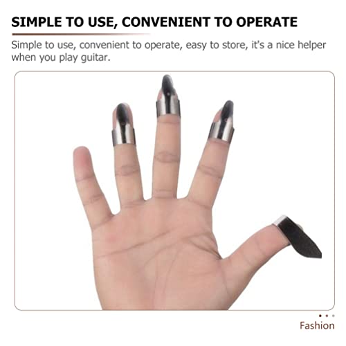 SUPVOX 6Pcs Médiators pour Guitare en Acier 6Pcs Médiators Réglables pour Guitare Banjos Et Autres Instruments - Les Beatles, Paul McCartney, John Lennon, RIngo Starr, George Harrison SUPVOX 6Pcs Médiators pour Guitare en Acier 6Pcs Médiators Réglables pour Guitare Banjos Et Autres Instruments – Image 5