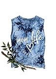 Mom Life Shirt Blessed Mama T Shirt Mom Tshirt Mom Letter Print T-Shirt Women Casual Tops