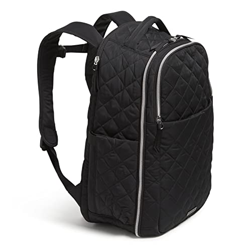 Vera Bradley Women's Performance Twill Travel Backpack Travel Bag, Black, One Size2