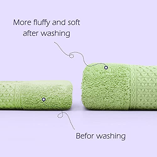 Cleanbear Hand Towel Face Towel Set,100% Cotton, Assorted Colors Hand Towels, Size 29" X 13", 6-Pack 6 Colors #TOP1