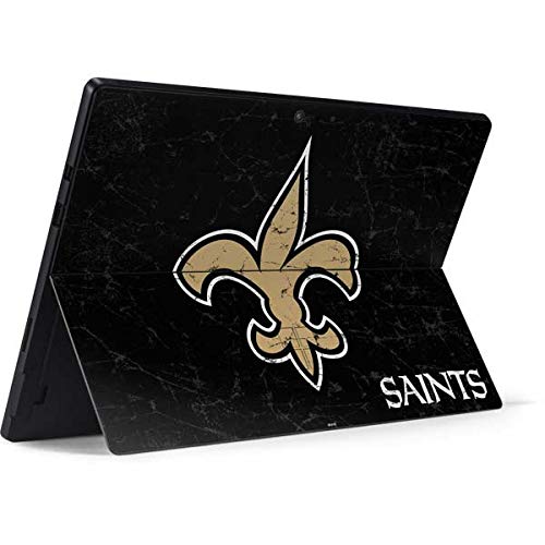 Skinit Tablet Decal Skin Compatible with Surface Pro 7 - Officially Licensed NFL New Orleans Saints Distressed Design
