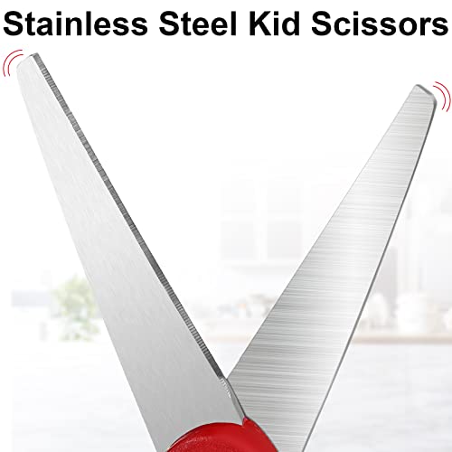 78 Pcs Kids Scissors Bulk 5 Inch Student Scissors Children Blunt Tip Safety Scissors Multipurpose Scissors Rounded Tip Child Scissors For Office Home School Craft Supplies, Multicolor #TOP2