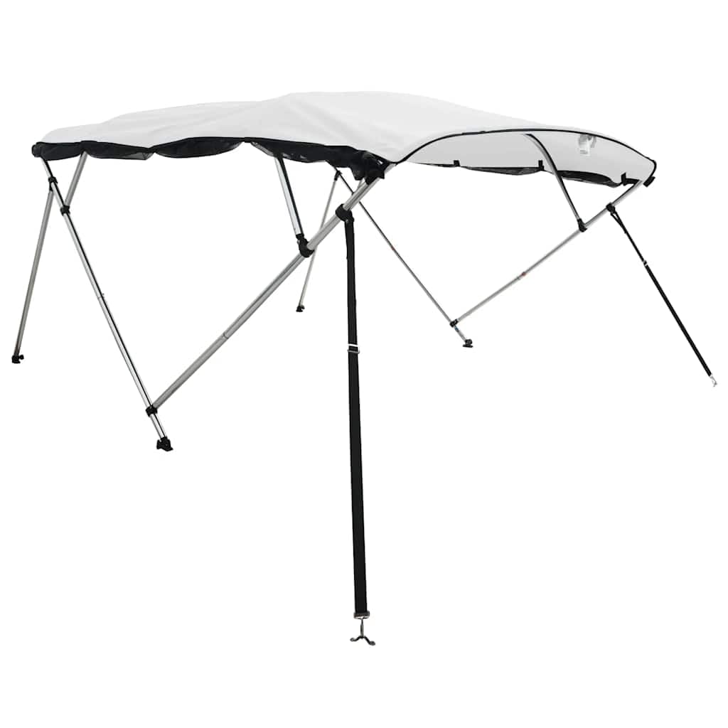 vidaXL Toit Bimini à 4 arceaux parois en Maille 243x(230-244) x137 cm
