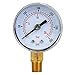 EVTSCAN Mechanical Pressure Gauge 1/8inch BSPT Bottom Connection for Air Oil Water (0-300psi,0-20bar)