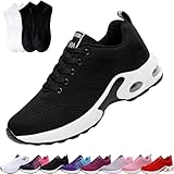Oveallgo Orthoback Shoes Women's Orthoshoes Cloudwalk Pro - Ergonomic Pain Relief Shoe, Trainers Women Summer, black, 6 UK