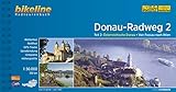  Donauradweg / Donau-Radweg 2: Teil 2: Österreichische Donau - Von Passau nach Wien, 330 km, 1:50.000, wetterfest/reißfest, GPS-Tracks Download, LiveUpdate
