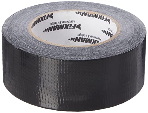 Image of Fixman 188845 Heavy Duty Black Duct Tape 50mm x 50m