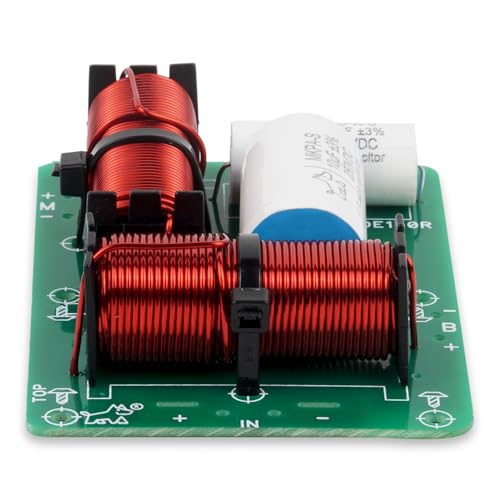 Image of 3 Way Crossover Board 2 Unit, 150W Max Power 3 Way HiFi Speaker Crossover Network, Heavy Duty 100% Pure Copper Inductor 4 to 8 OHMS Frequency Devider