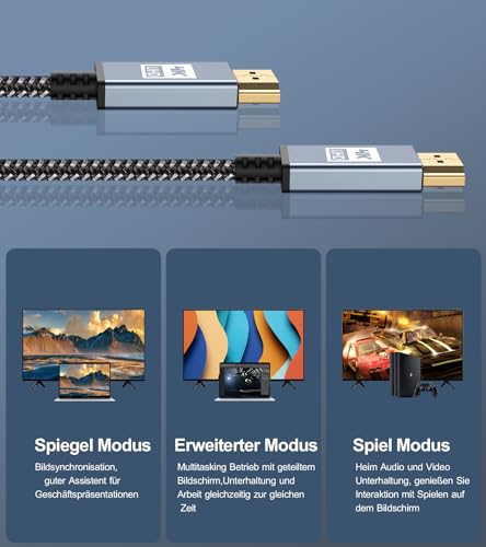 Cable HDMI 4K de alta velocidad compatible con Fire TV, Xbox y vídeo 3D ARC 7