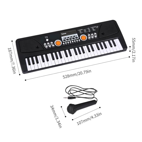Électronique clavier Piano Piano Électrique USB À 49 Touches, Orgue Électronique Avec Microphone, Musique Numérique, Clavier Électronique, Haut-parleurs Stéréo Intégrés - Les Beatles, Paul McCartney, John Lennon, RIngo Starr, George Harrison Électronique clavier Piano Piano Électrique USB À 49 Touches, Orgue Électronique Avec Microphone, Musique Numérique, Clavier Électronique, Haut-parleurs Stéréo Intégrés – Image 4