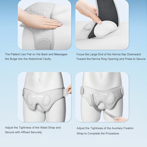 Faja lumbar para hernia inguinal ajustable tamaño grande miniatura 6