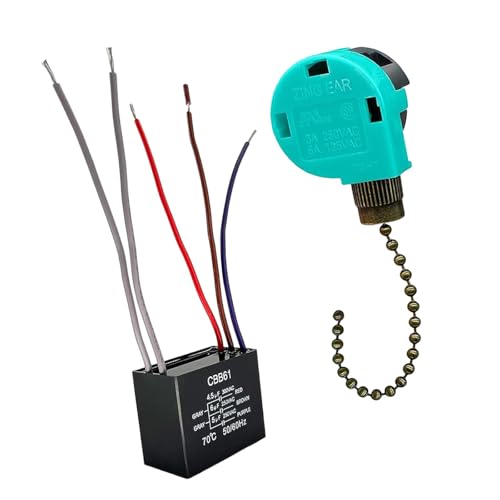 Cadena de control para interruptor de ventilador resistente