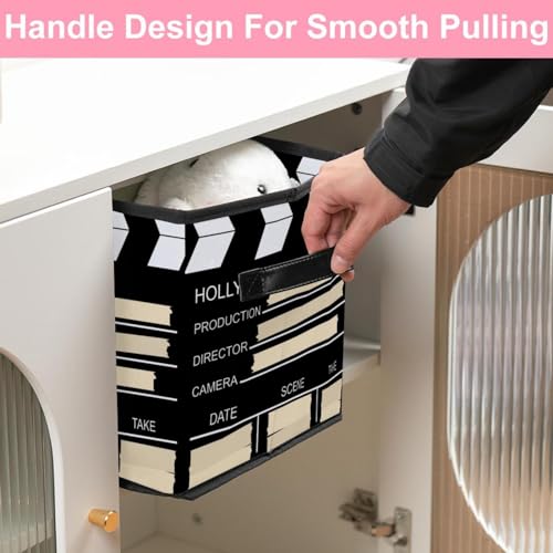 Boîte de rangement pliable contre le désordre des jouets et vêtements de maison
